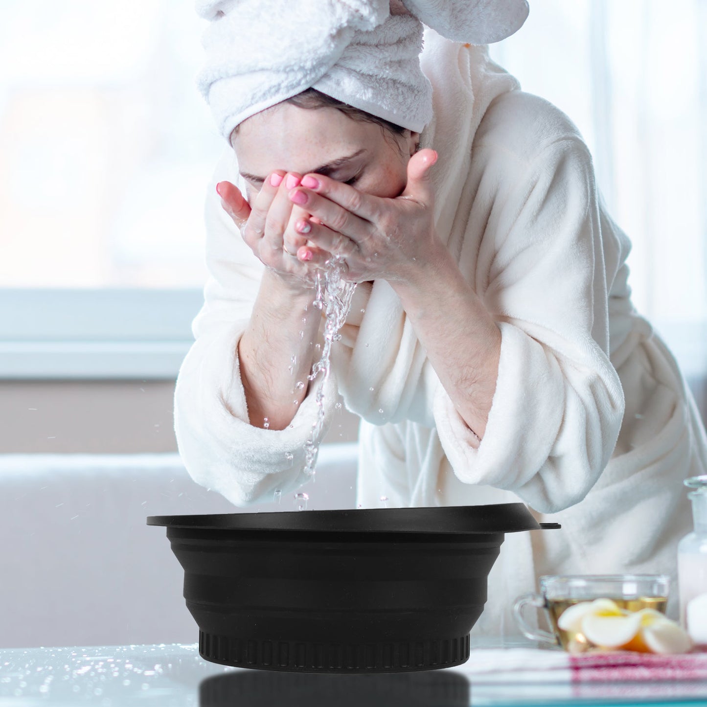 ICE FACE BATH BOWL FOR DEEP CLEANSING AND TIGHTENING SKIN