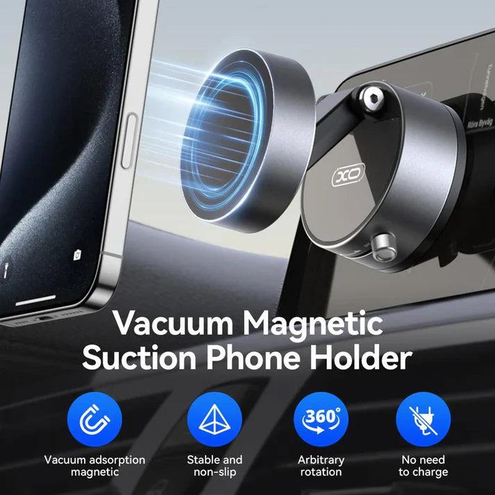 Vacuum Magnetic Suction Phone Holder (6 month Warranty)