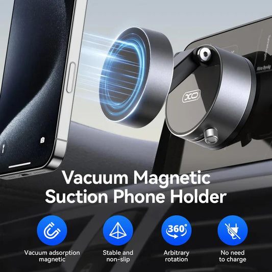 Vacuum Magnetic Suction Phone Holder (6 month Warranty)