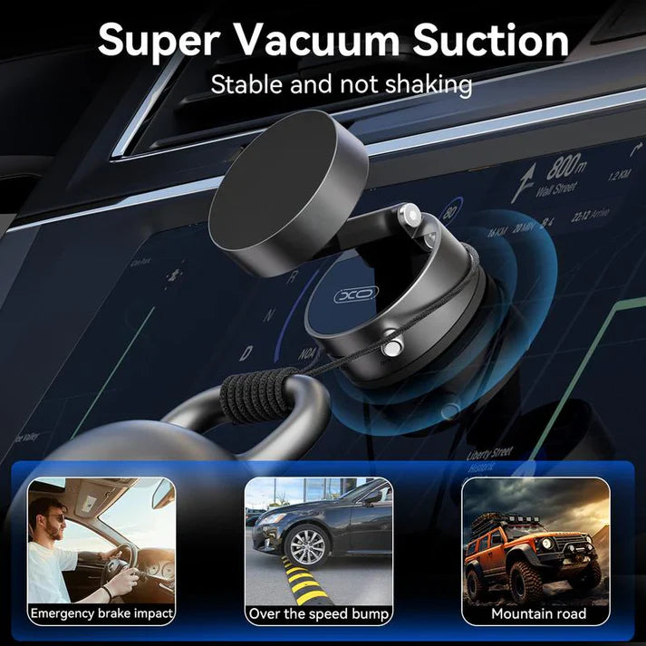 Vacuum Magnetic Suction Phone Holder (6 month Warranty)